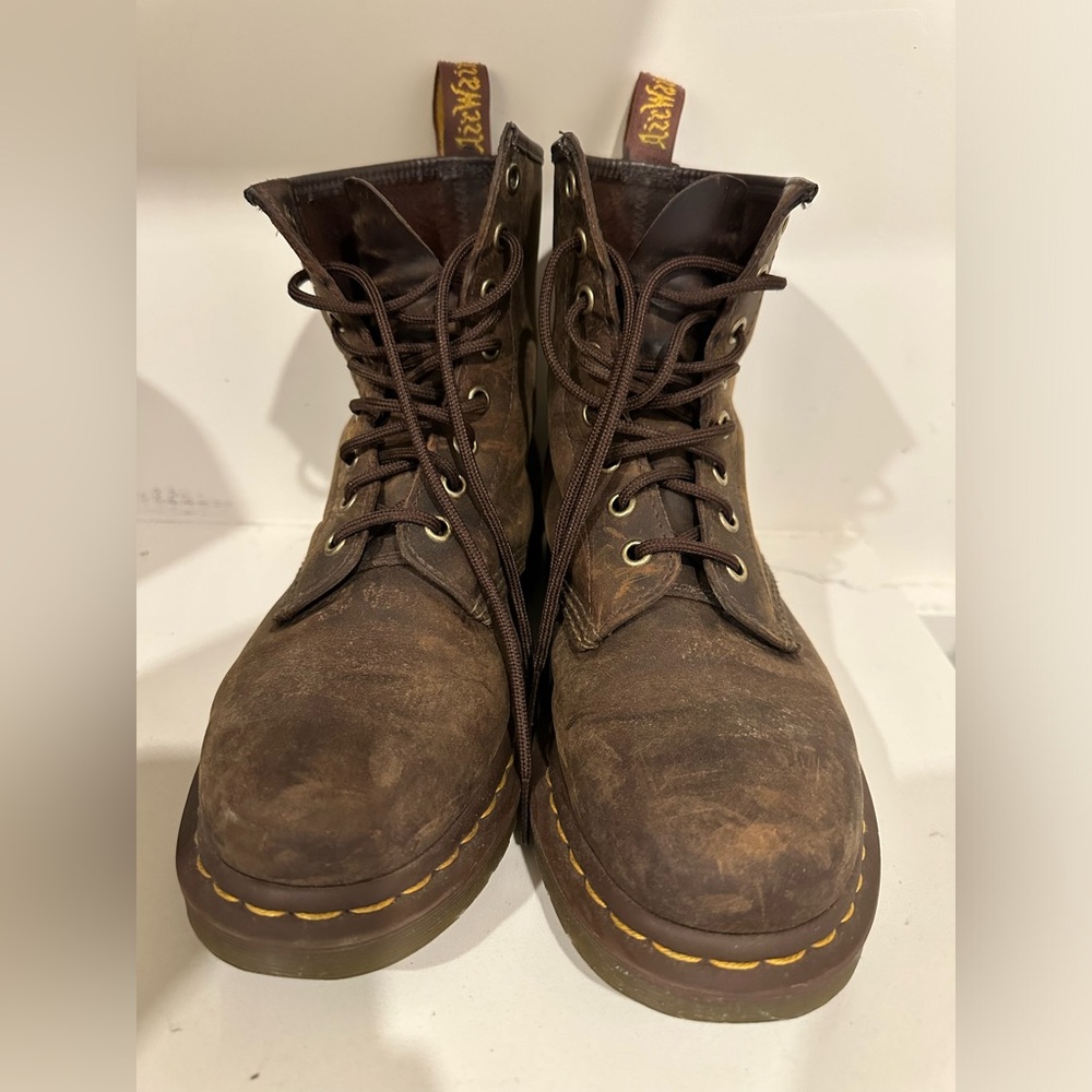 Dr. Martens Brown Lace Up Boots